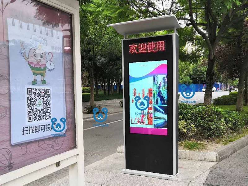户外广告机公交站牌应用